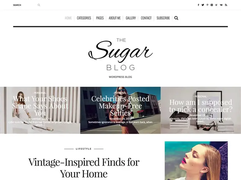 sugarblog-wordpress-tema