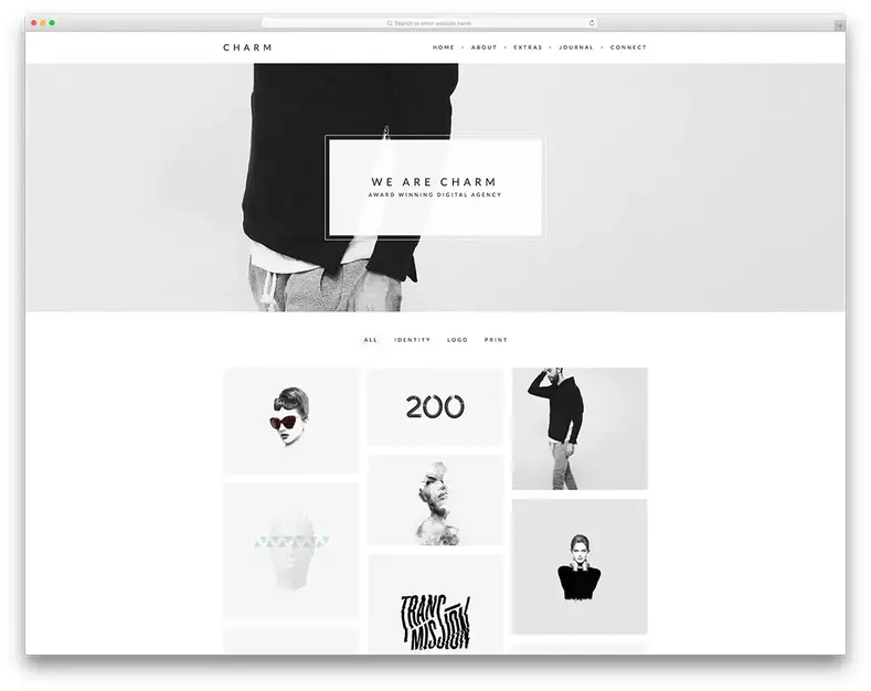 charm-simple-portfolio-website-template