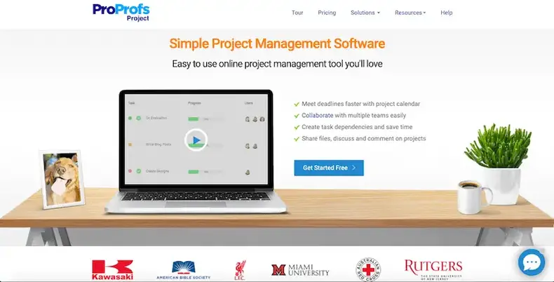 ProProfs - Perangkat Lunak Manajemen Proyek