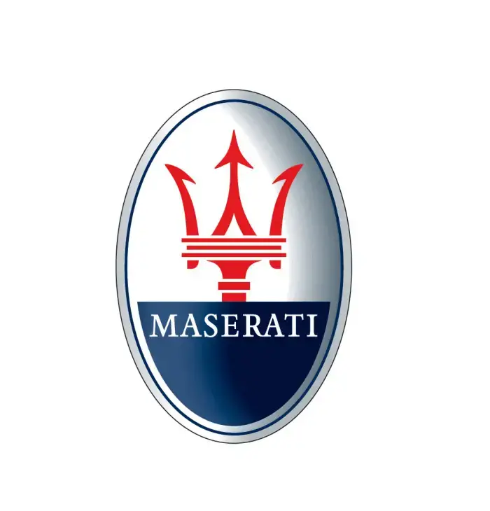 Maserati şirket logosu resmi