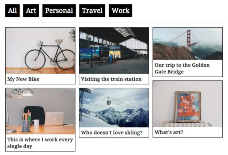 Exemple de plugin WP Ultimate Post Grid