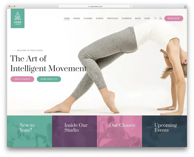 tema wordpress yoga jogasana