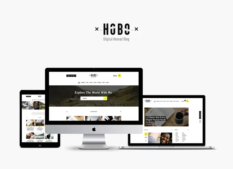 Hobo |  Nomad Digital Lifestyle Blog Thème WordPress