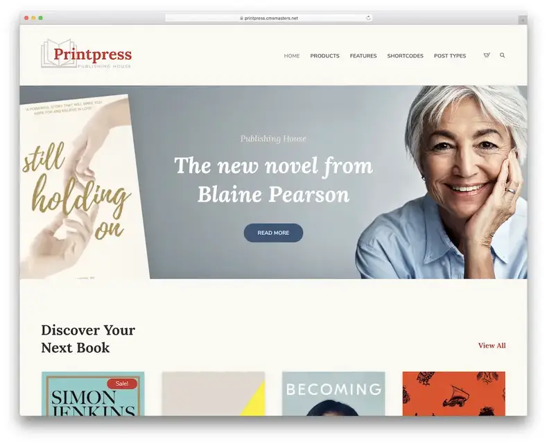 tema da livraria printpress wordpress