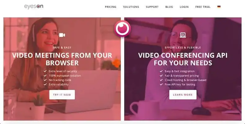 Eyeson: أداة تعاون الفيديو