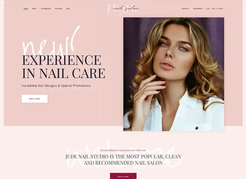Yudas |  Tema WordPress Nail Bar & Salon Kecantikan
