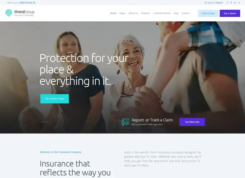 Grup Perisai |  Tema WordPress asuransi dan keuangan