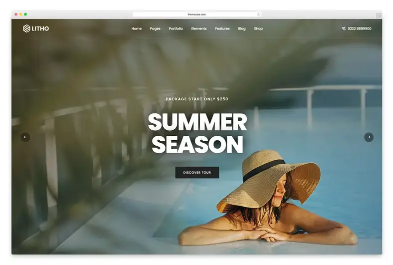 tema de viagem litho wordpress
