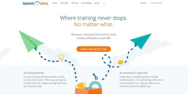  TalentLMS: sistema di gestione dell'apprendimento basato su cloud