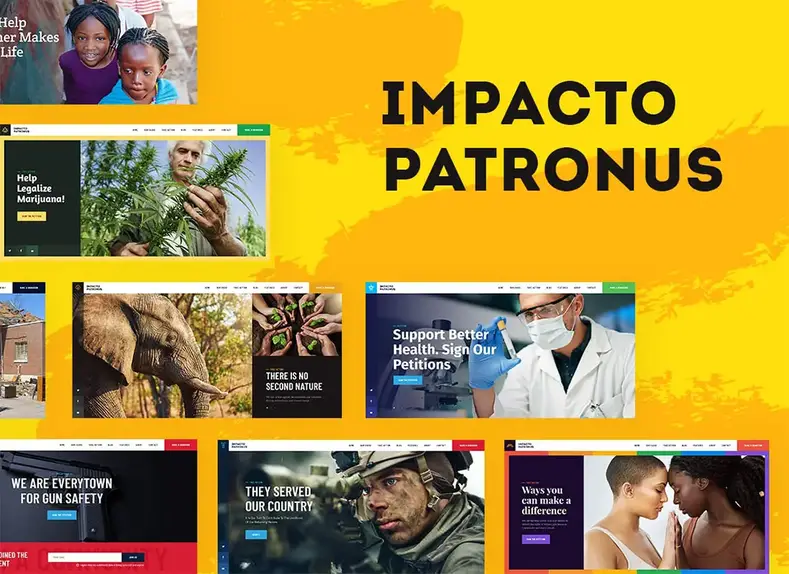 Impact Patronus |  Thème WordPress pour les pétitions et l'activisme social