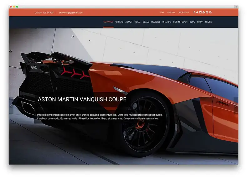 tema wordpress de bootstrap de imagem automática