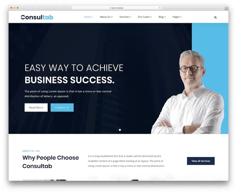 consultant comptable thème wordpress