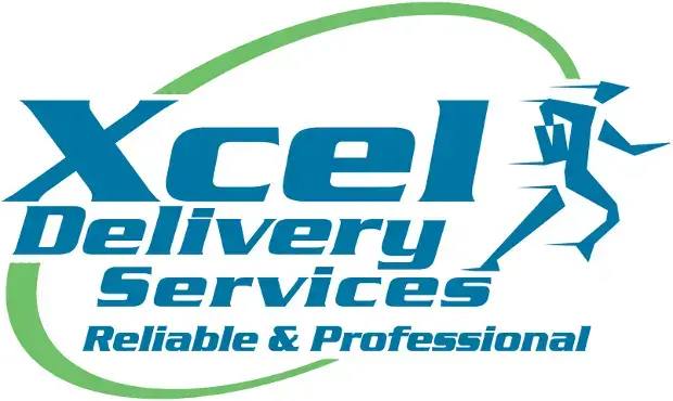 Logotipo da empresa de serviços de entrega Xcel