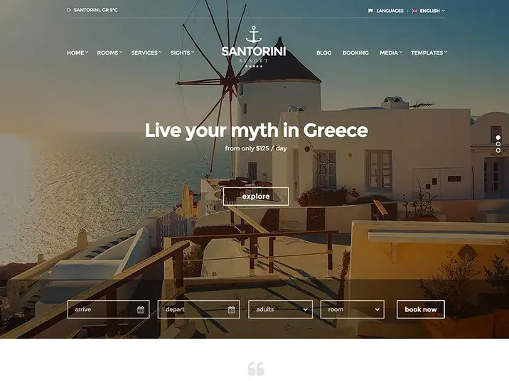 Santorini-Resort-Hotel-Tema-untuk-WordPress