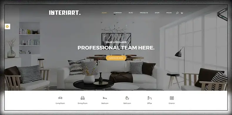 InteriArt - Tema WordPress para móveis e interiores