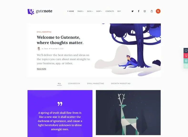 Gutenote |  Blog WordPress de Gutenberg