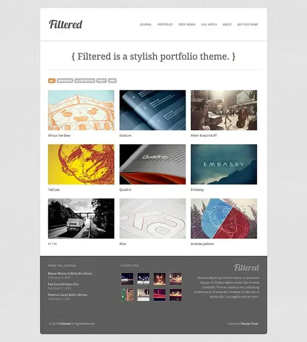 filtro de tema wordpress