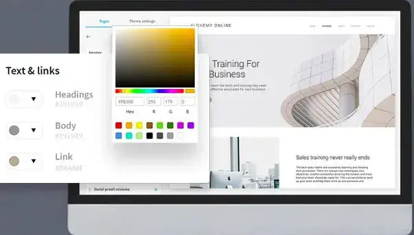 Thinkific: personalizzazione del sito di appartenenza