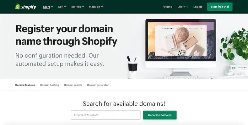 Domain Shopify