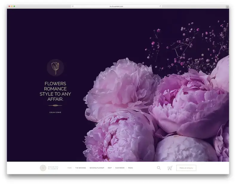 thème de mariage alis wordpress