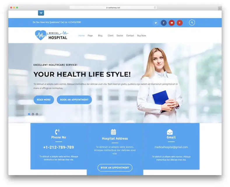 tema wordpress gratuito vw saúde