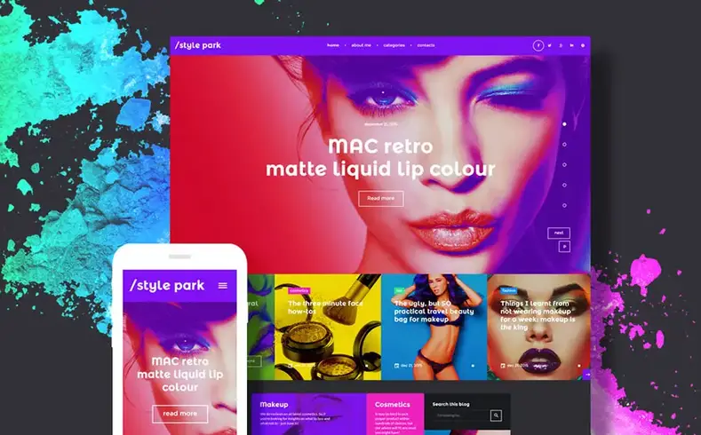 Templat WordPress Blog Mode