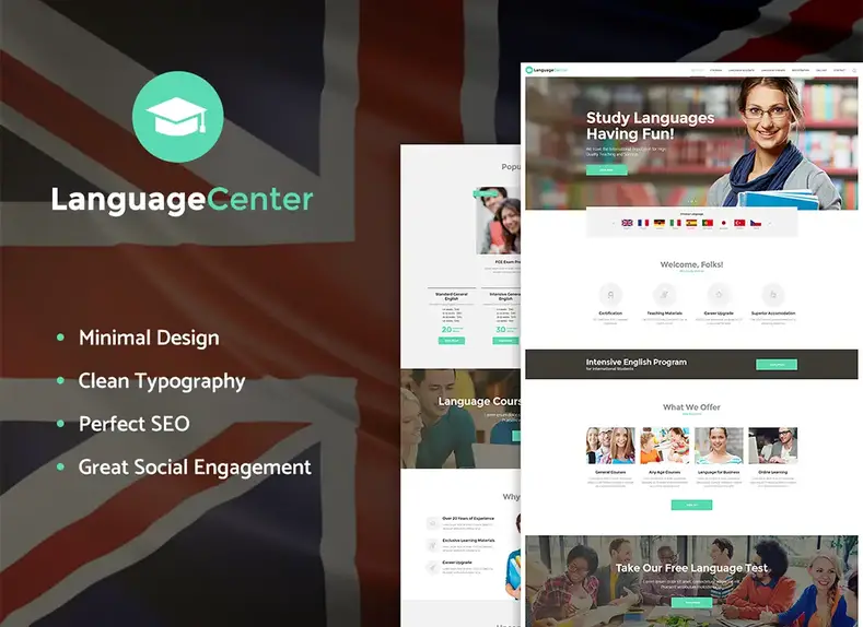 language-center-online-school-wp-theme