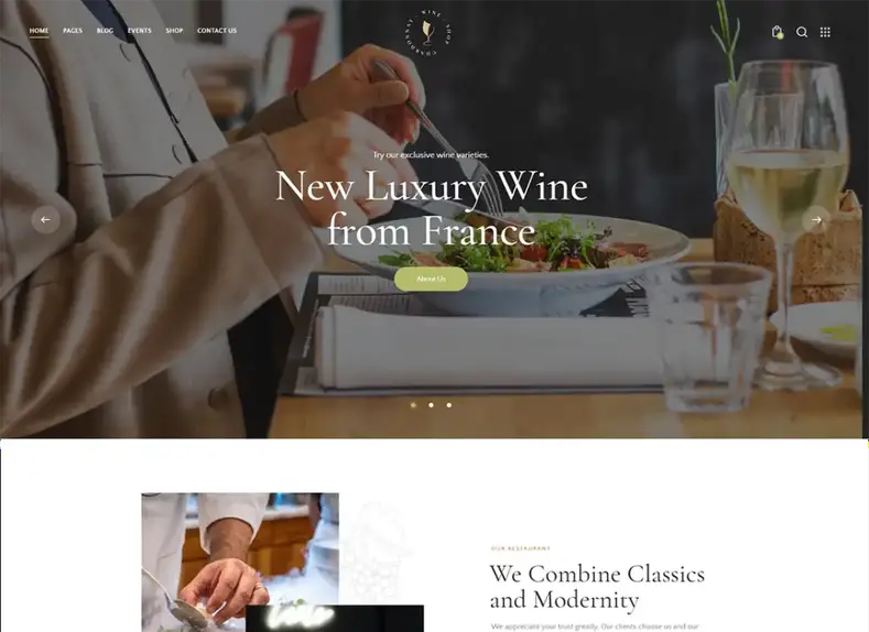 Chardonnay - Wine Shop & Vineyard WordPress Theme