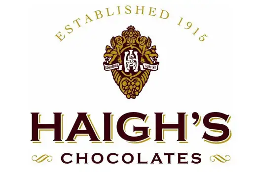 Firmaets logo for Haighs Chocolates