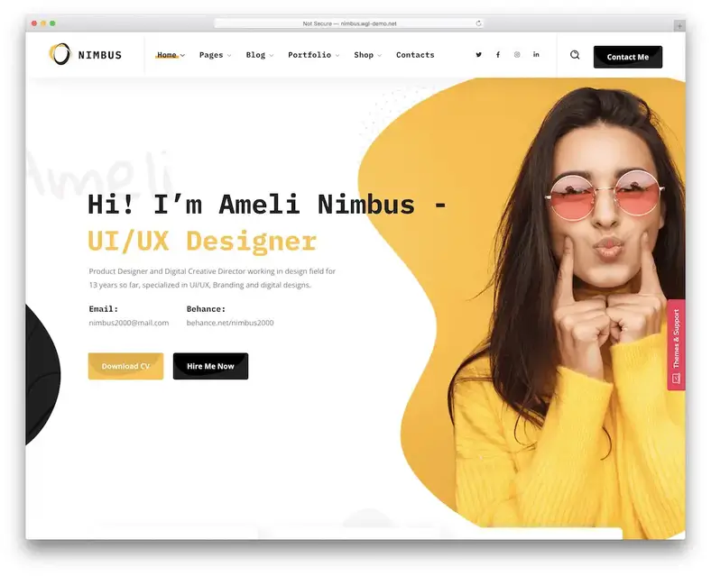 tema nimbus wordpress para programadores