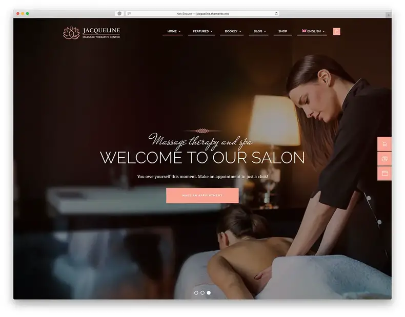 Thème WordPress pour le massage
