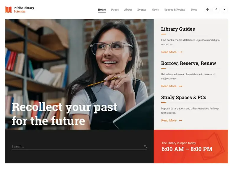 Ciência |  Tema WordPress de Educação para Biblioteca Pública e Livraria
