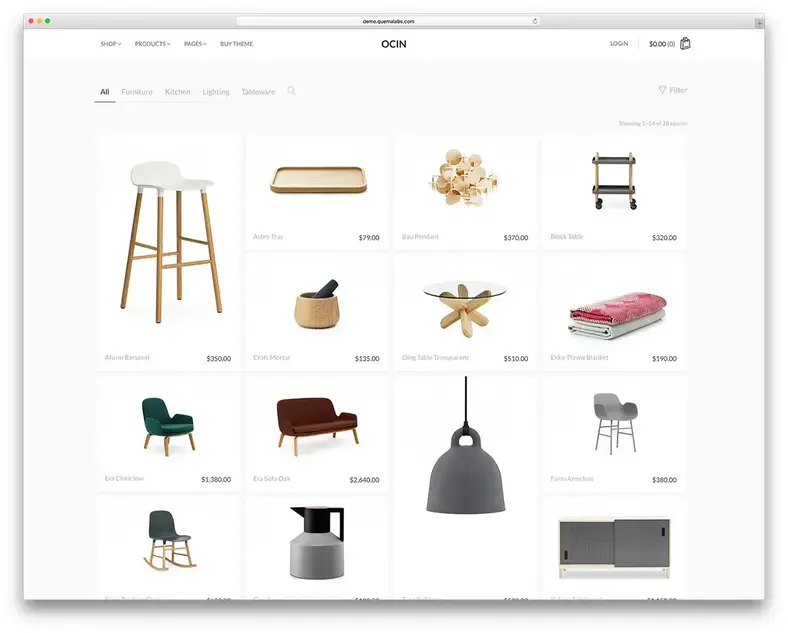ocin-minimal-woocommerce-website-template