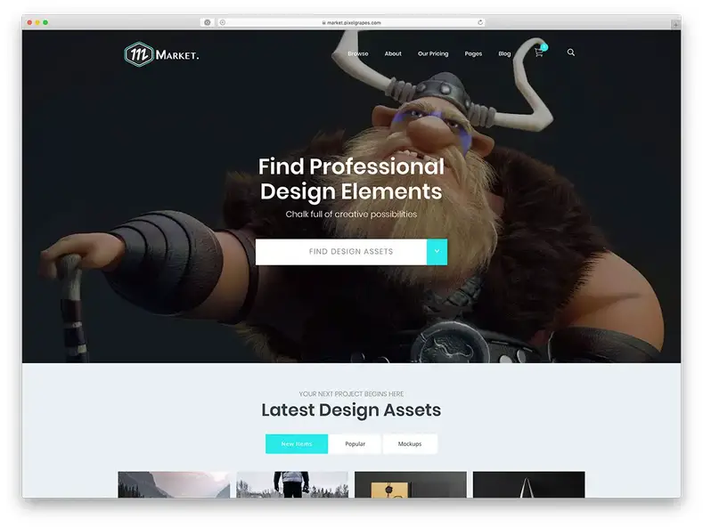 tema wordpress mercado