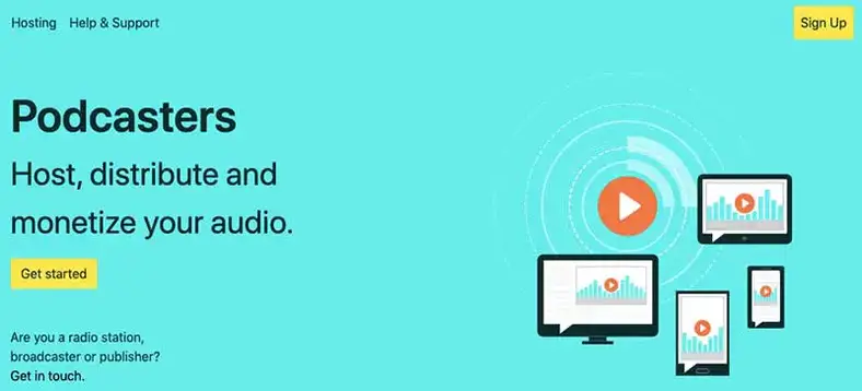 Hosting podcast audioboom