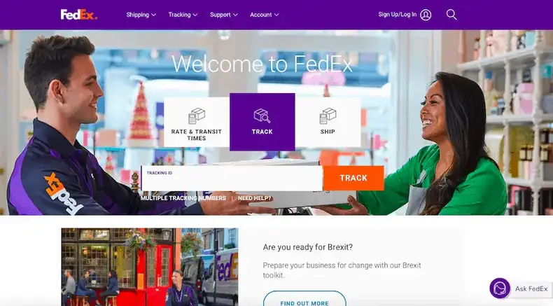 Bedste tredjepartsopfyldelsesvirksomheder: FedEx -overholdelse