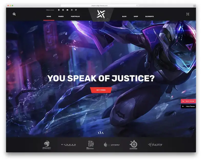 tema wordpress para jogos playerx