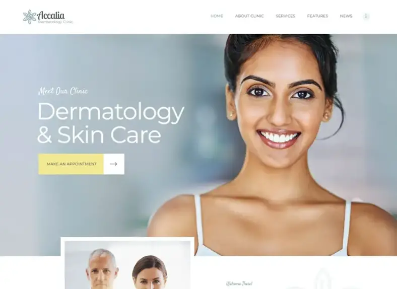 Accalia |  Thème WordPress pour clinique de dermatologie