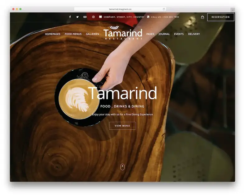 tema wordpress kedai kopi asam