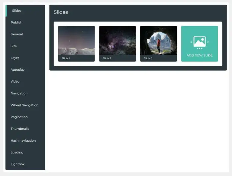 adicionar slides