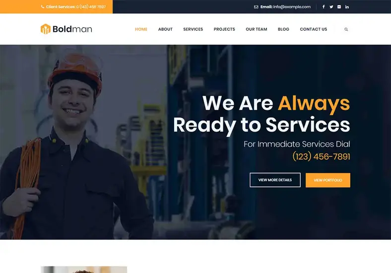 Temas WordPress Boldman para Pintores