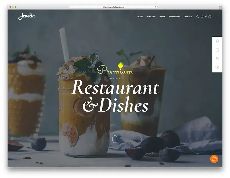 Design WordPress per ristoranti raffinati