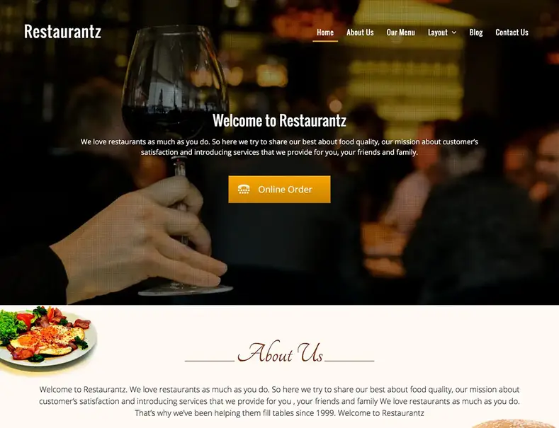 restaurantz-wordpress-tema