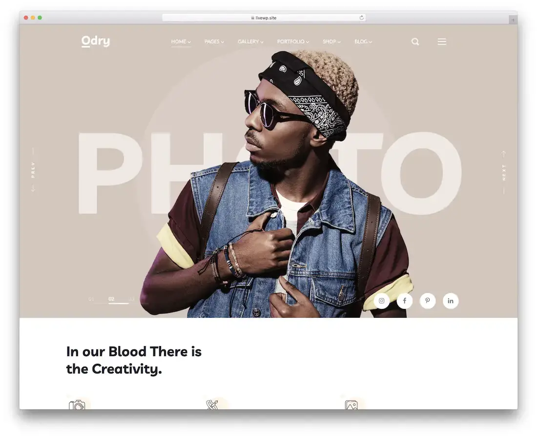 odry foto compartilhar tema wordpress