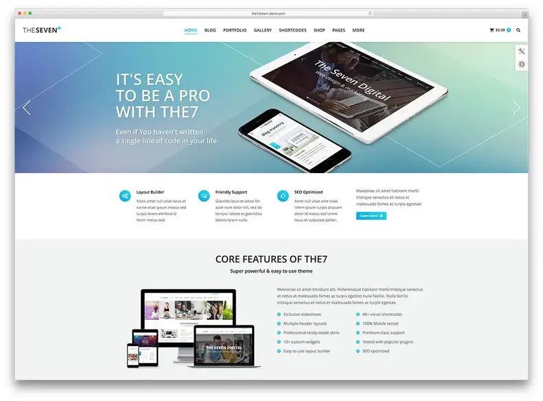 il tema 7-creativo-piatto-design-multiuso