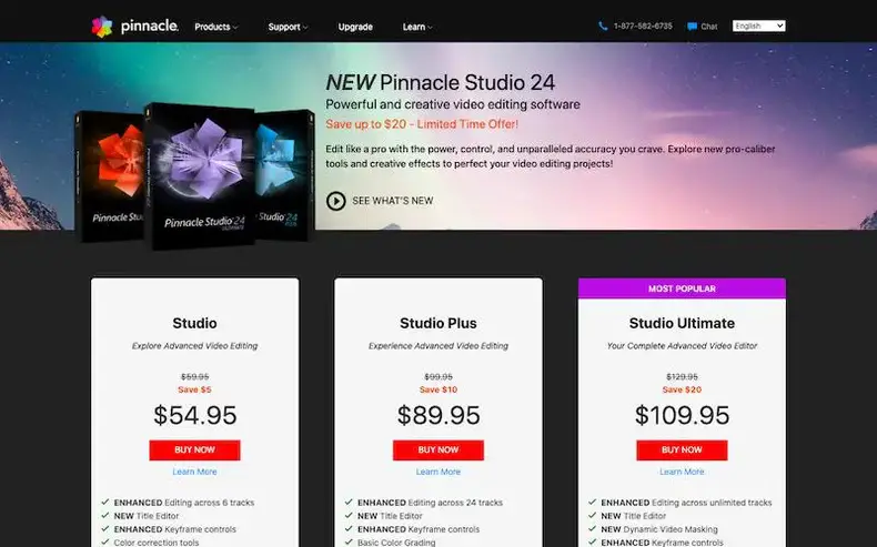 Pinnacle Studio - Videoredigeringssoftware