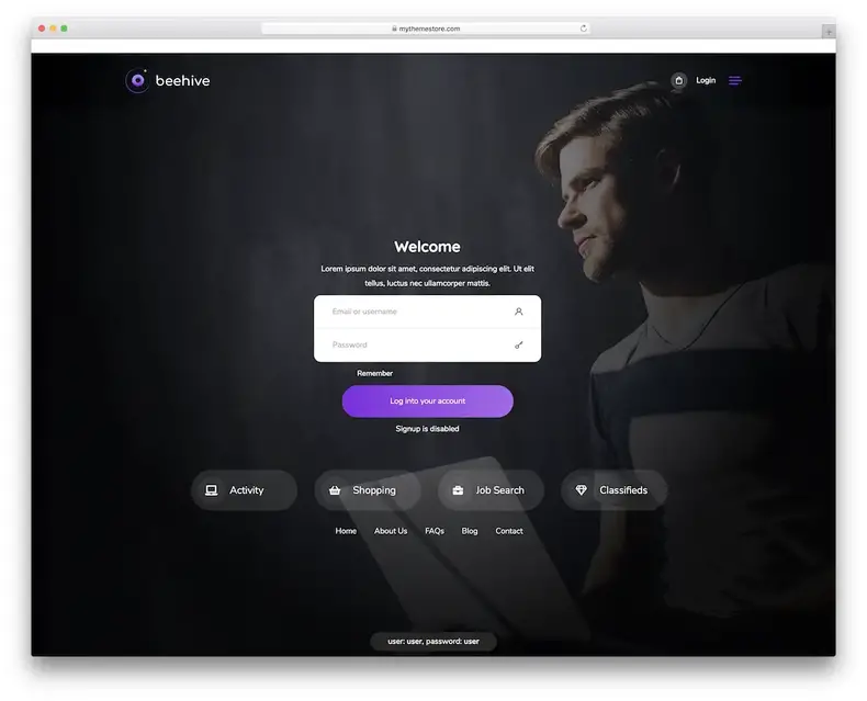 ruche buddypress thème wordpress