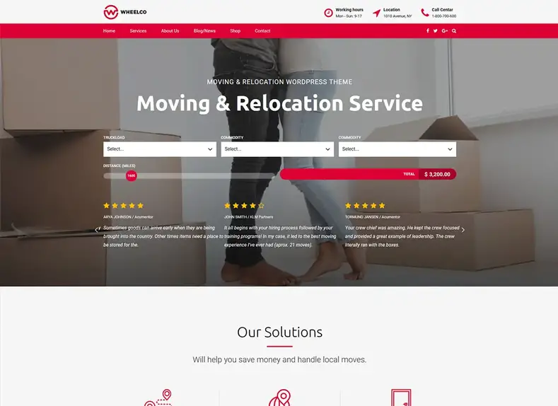 Wheelco |  Déménagements, fret, transport et logistique