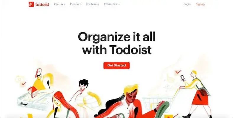 Todoist - lista de tarefas