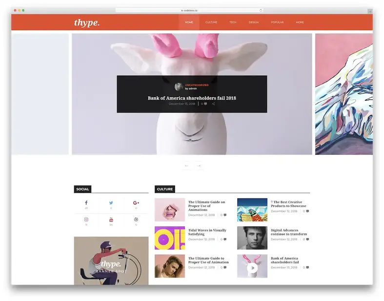 thype dergisi wordpress teması.